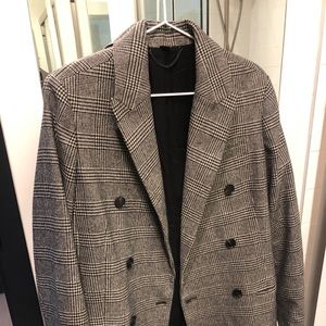 allsaints wool blazer